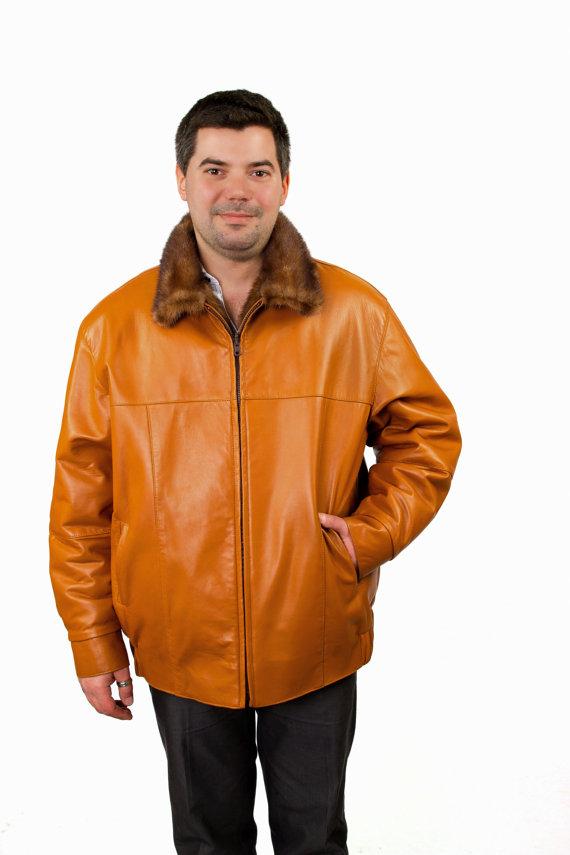 Mink and hotsell leather reversible jacket