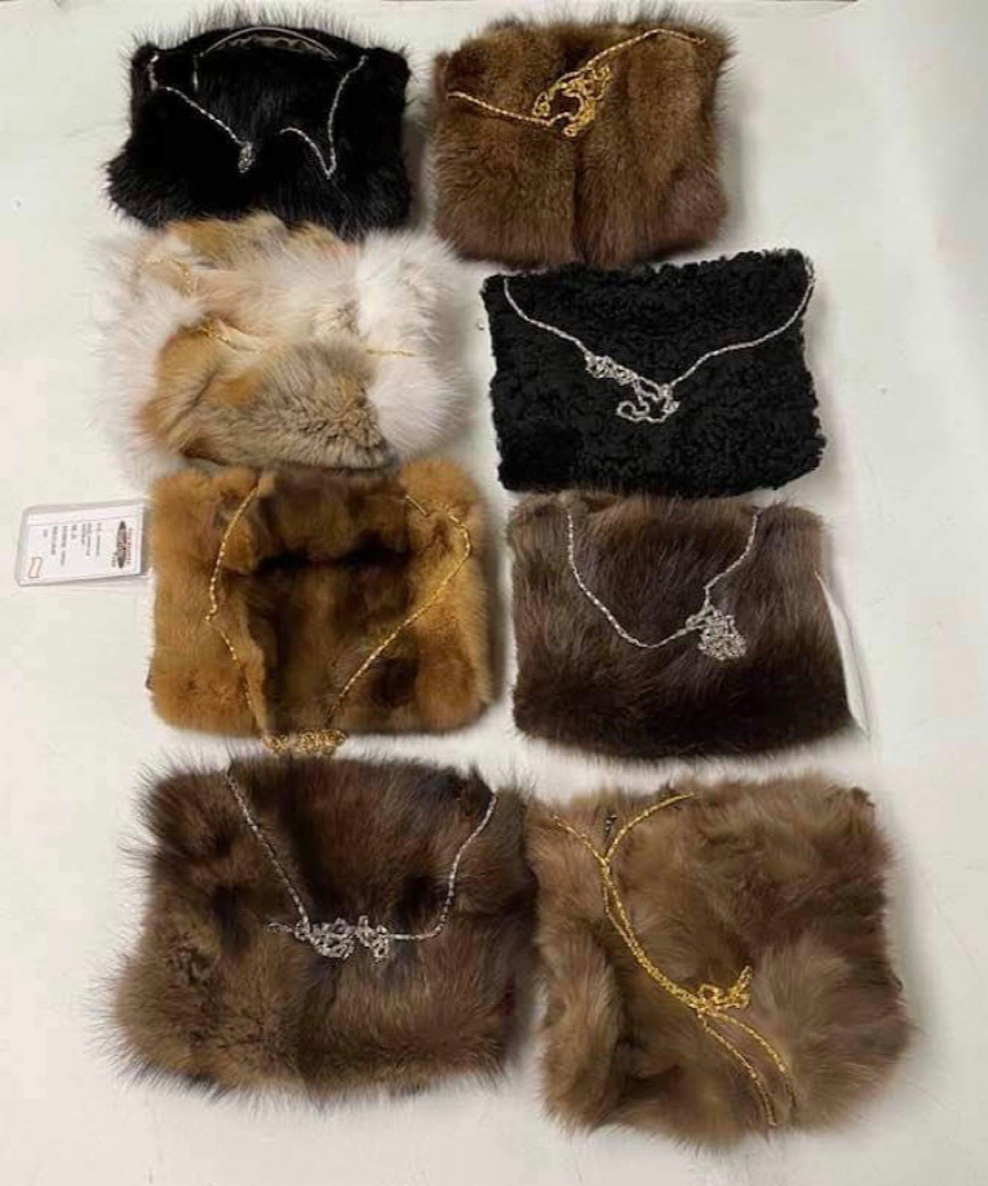 Women's Mink Fur Handbag Tote Furry Top Handle Bag Satchel Purses  Multicolor(Multicoloured Dark-2) : Clothing, Shoes & Jewelry - Amazon.com