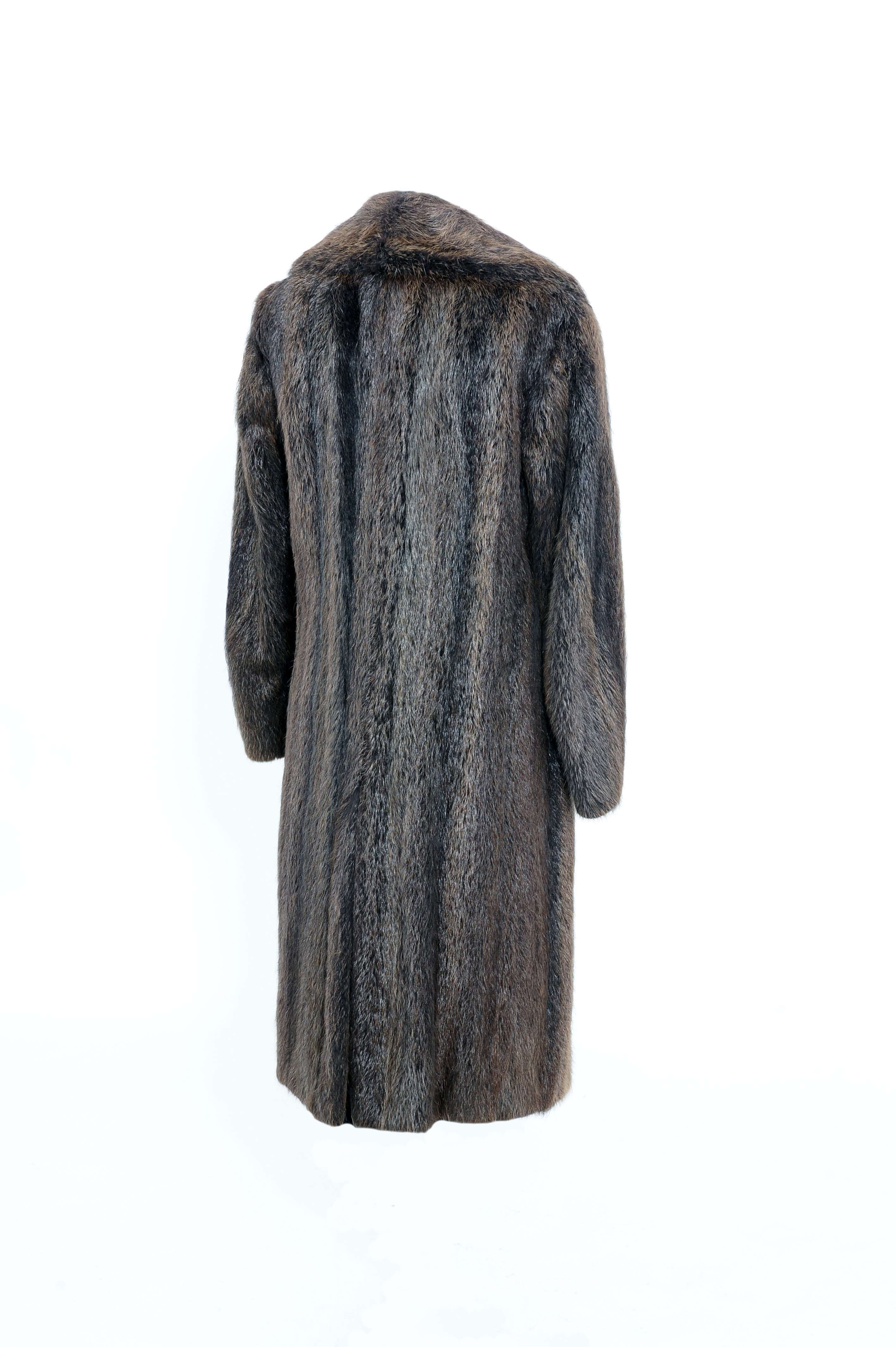 Men's nutria outlet fur coats